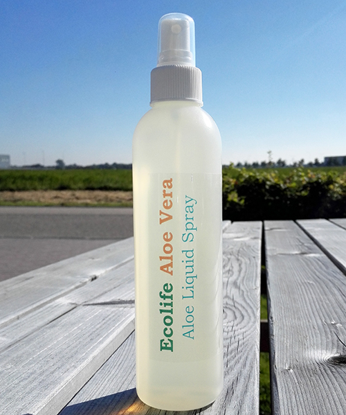 aloe vera spray. weldaad voor uw huid en haar